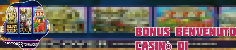 Slot bonus benvenuto
